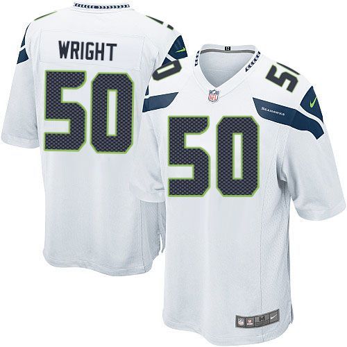 Nike Seahawks #50 K.J. Wright White Youth Stitched NFL Elite Jersey - Click Image to Close